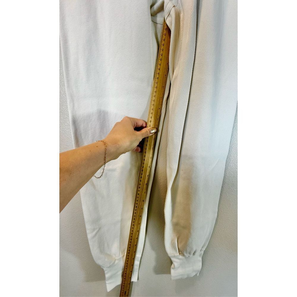 Carhartt Tall Spell Out Waffle Knit Base Layer Cream Thermal Long Johns Large - Picture 9 of 10